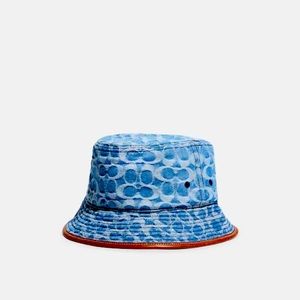Coach denim bucket hat